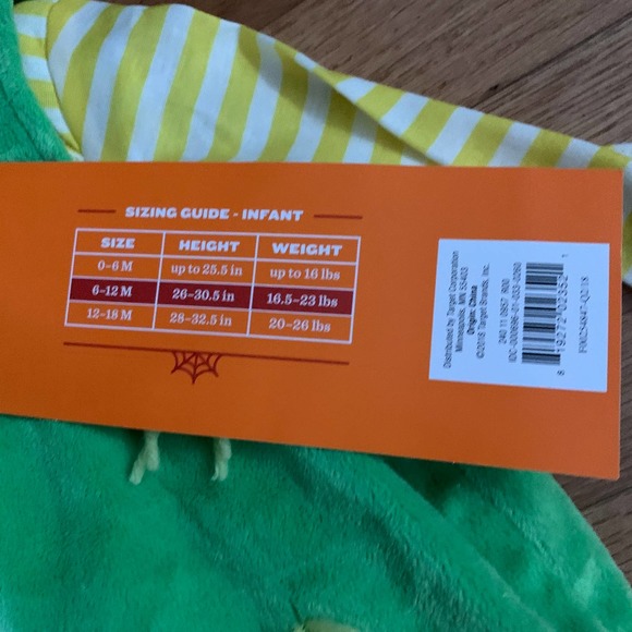 Hyde and Eek Baby Infant Plush Green Cactus Succulent Halloween Costume 6-12 Mth - Picture 4 of 13